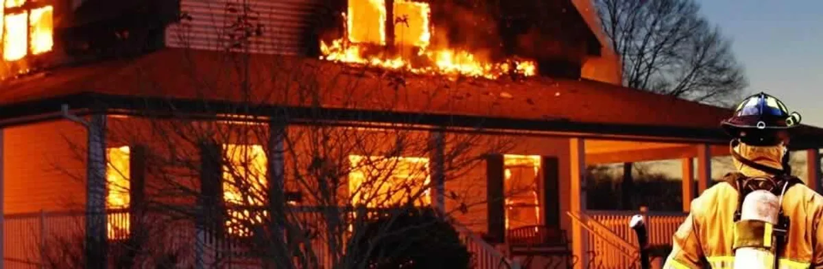 fire damage repair emergency response at a residential property affected by an active house fire in Indianapolis, IN